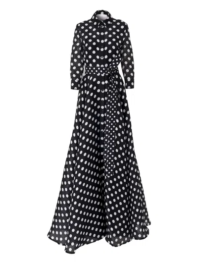 Carolina Herrera Polka Dot-pattern Maxi Dress