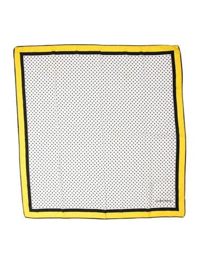 Pre-owned Carolina Herrera Polka Dot Print Scarf In Multi