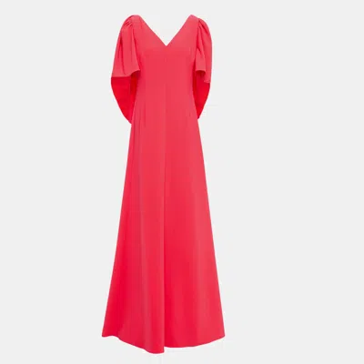 Pre-owned Carolina Herrera Polyester Gown 2 In Red