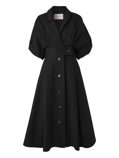 Carolina Herrera Poplin Midi Dress