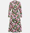 Carolina Herrera Printed Cotton-blend Shirt Dress In Multicoloured