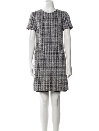 Pre-owned Carolina Herrera Printed Mini Dress In Multi