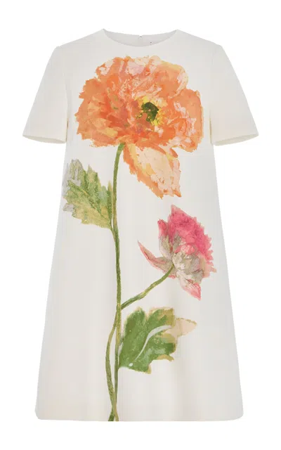 Carolina Herrera Printed Stretch-crepe Dress