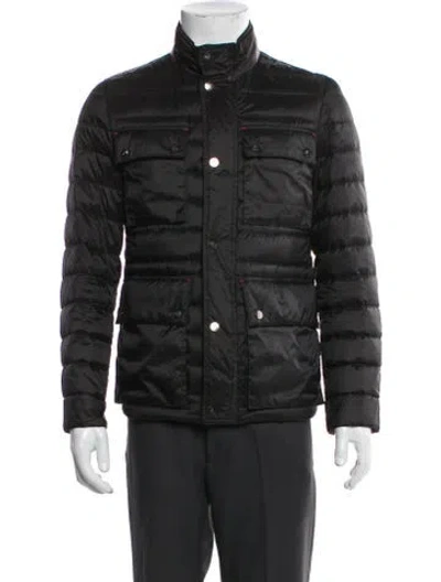 Pre-owned Carolina Herrera Puffer Coat In Gray