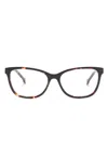 Carolina Herrera Rectangle-frame Glasses In 黑色