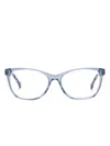 Carolina Herrera Rectangle-frame Glasses In 蓝色