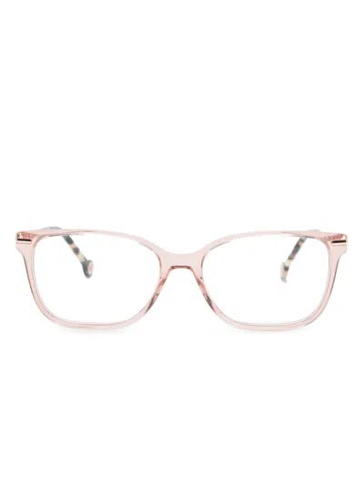 Carolina Herrera Rectangle-frame Glasses In Pink