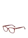 Carolina Herrera Rectangle-frame Glasses In Red