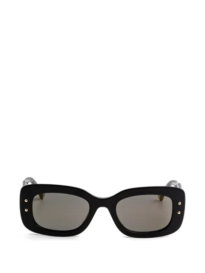 Carolina Herrera Rectangle-frame Sunglasses In Black