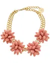 Carolina Herrera Resin Flower Necklace