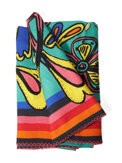 Carolina Herrera Rianna Nina Printed Scarf In Multi