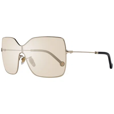 Carolina Herrera Rose Gold Women Sunglasses In Brown