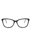 Carolina Herrera Round-frame Glasses In Black