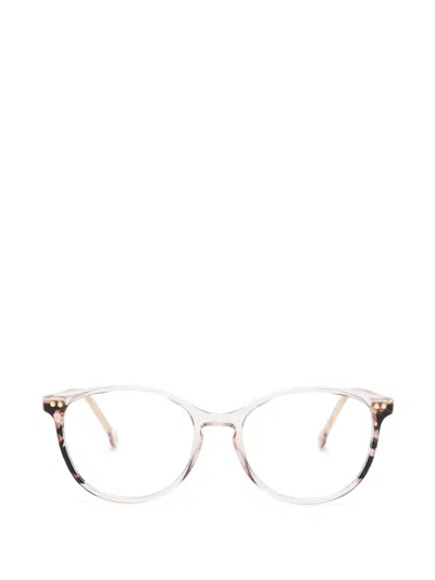 Carolina Herrera Round-frame Glasses In Neutral