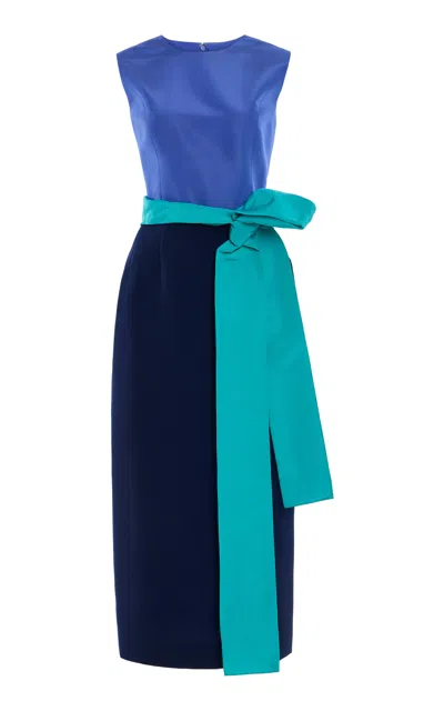 Carolina Herrera Sash-detailed Stretch-crepe  Dress