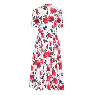 Carolina Herrera Shirt Dress In Multi