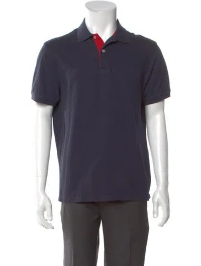 Pre-owned Carolina Herrera Short Sleeve Shirt In Blue