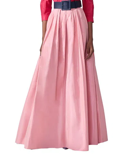 Carolina Herrera Silk Ball Skirt In Pink
