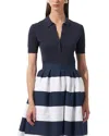 Carolina Herrera Short-sleeve Silk-blend Polo Shirt