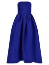 Carolina Herrera Silk Dress Dresses Blue