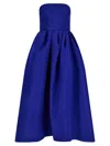 Carolina Herrera Silk Dress Dresses Blue