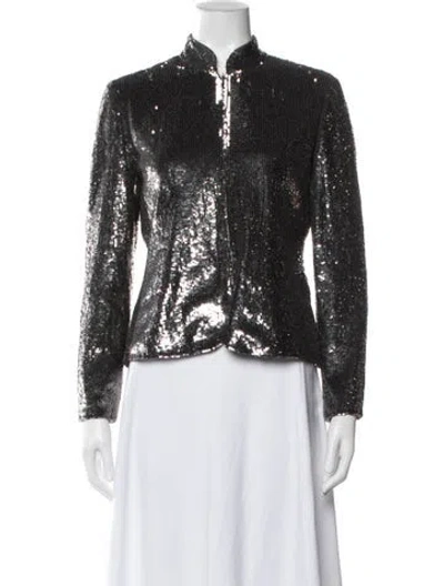 Pre-owned Carolina Herrera Silk Evening Jacket In Multi