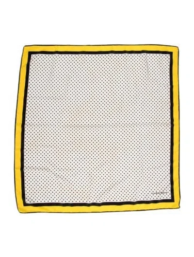 Pre-owned Carolina Herrera Silk Printed Scarf