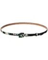 Carolina Herrera Skinny 90's Belt In Multi