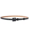 Carolina Herrera Skinny 90's Patent Belt In Black
