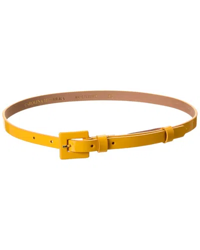 CAROLINA HERRERA CAROLINA HERRERA SKINNY 90'S PATENT BELT