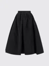 Carolina Herrera High-waisted A-line Textured Pleated Skirt In Black