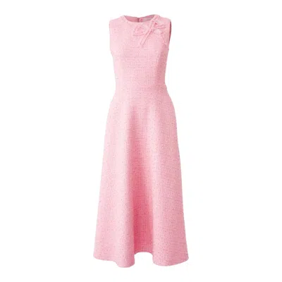 Carolina Herrera Sleeveless A-line Midi Dress In Pink