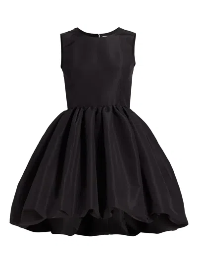 Carolina Herrera Sleeveless Crew-neck Mini Dress In Black