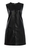 Carolina Herrera Sleeveless Leather  Dress