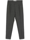 Shop Carolina Herrera Slim-fit Trousers In Grey