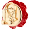 Carolina Herrera Small Flower Stud Earrings In Red Multi 601