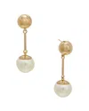 Carolina Herrera Small Pearl Drop Earrings