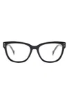 Carolina Herrera Square-frame Glasses In Black