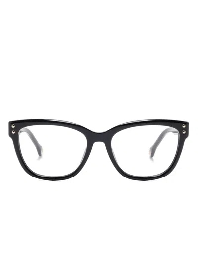 Carolina Herrera Square-frame Glasses In Black