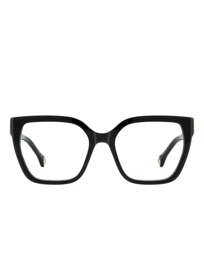 Carolina Herrera Square-frame Glasses In Black