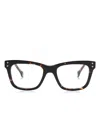 Carolina Herrera Square-frame Glasses In Black