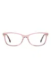 Carolina Herrera Square-frame Glasses In Brown