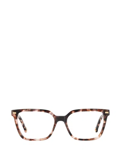 Carolina Herrera Square-frame Glasses In Brown