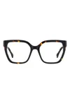 Carolina Herrera Square Frame Glasses In Multi
