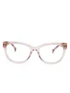 Carolina Herrera Square-frame Glasses In Pink