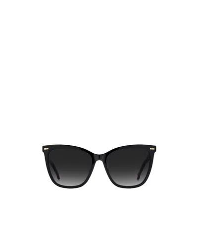 Carolina Herrera Square-frame Sunglasses In Black
