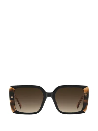 Carolina Herrera Square-frame Sunglasses In Brown