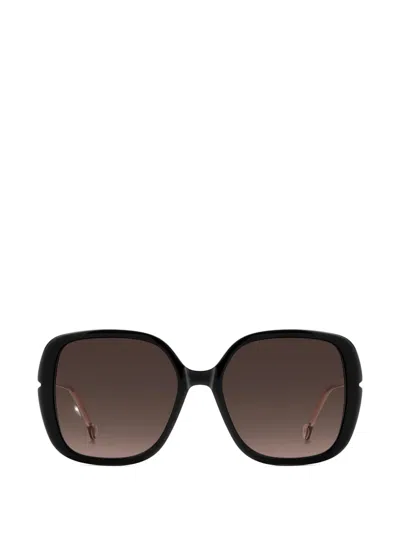 Carolina Herrera Square-frame Sunglasses In Brown