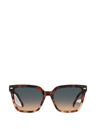 Carolina Herrera Square-frame Sunglasses In Brown