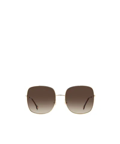Carolina Herrera Square-frame Sunglasses In Brown